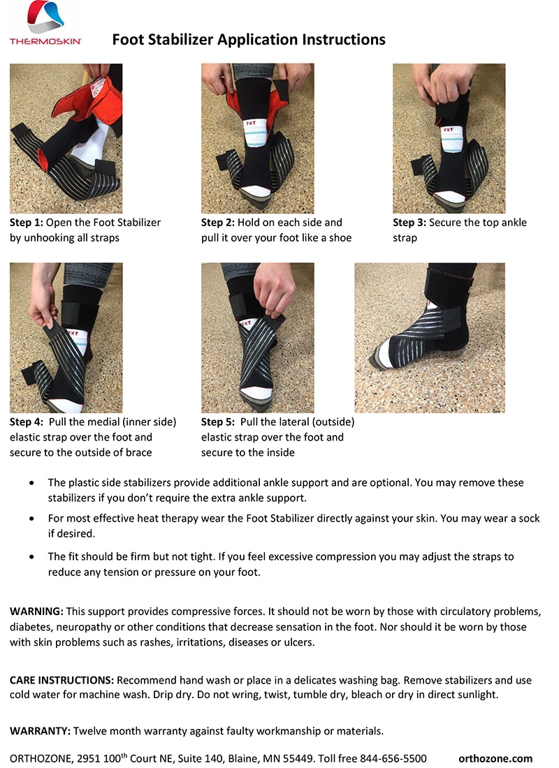 Thermoskin Foot Stabilizer, Black. $39.95 alternative product image 4